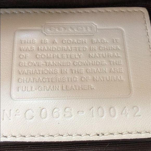 NWOT Vintage Coach braided handle hobo shoulder - Picture 7 of 7